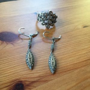 925 Marcasite jewelry set